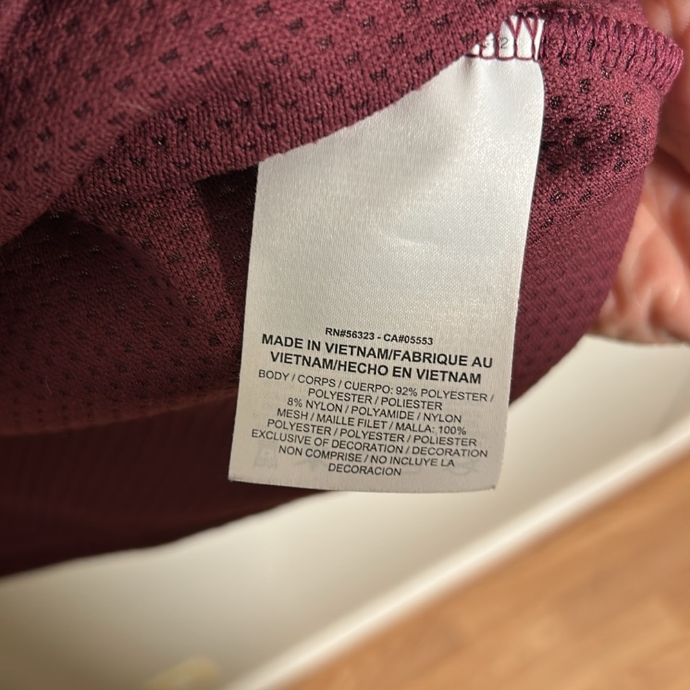 Nike Womens Aeroreact Golf/Casual Turtleneck Long Sleeve Pullover Maroon Sz Sm - Picture 12 of 12